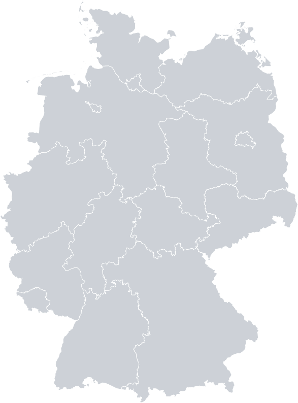 Schwäbisch Hall Akademie - Deutschlandkarte